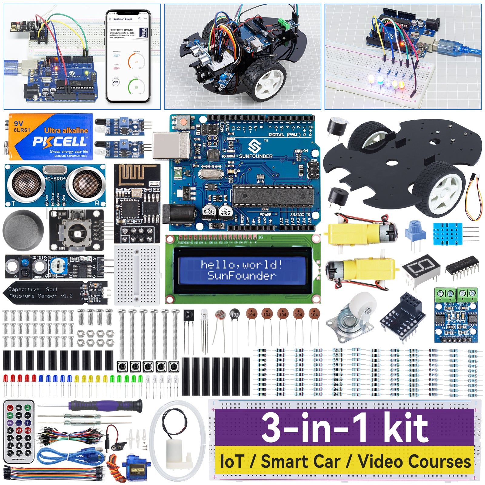 Kit Démarrage complet pour Arduino Starter RFID