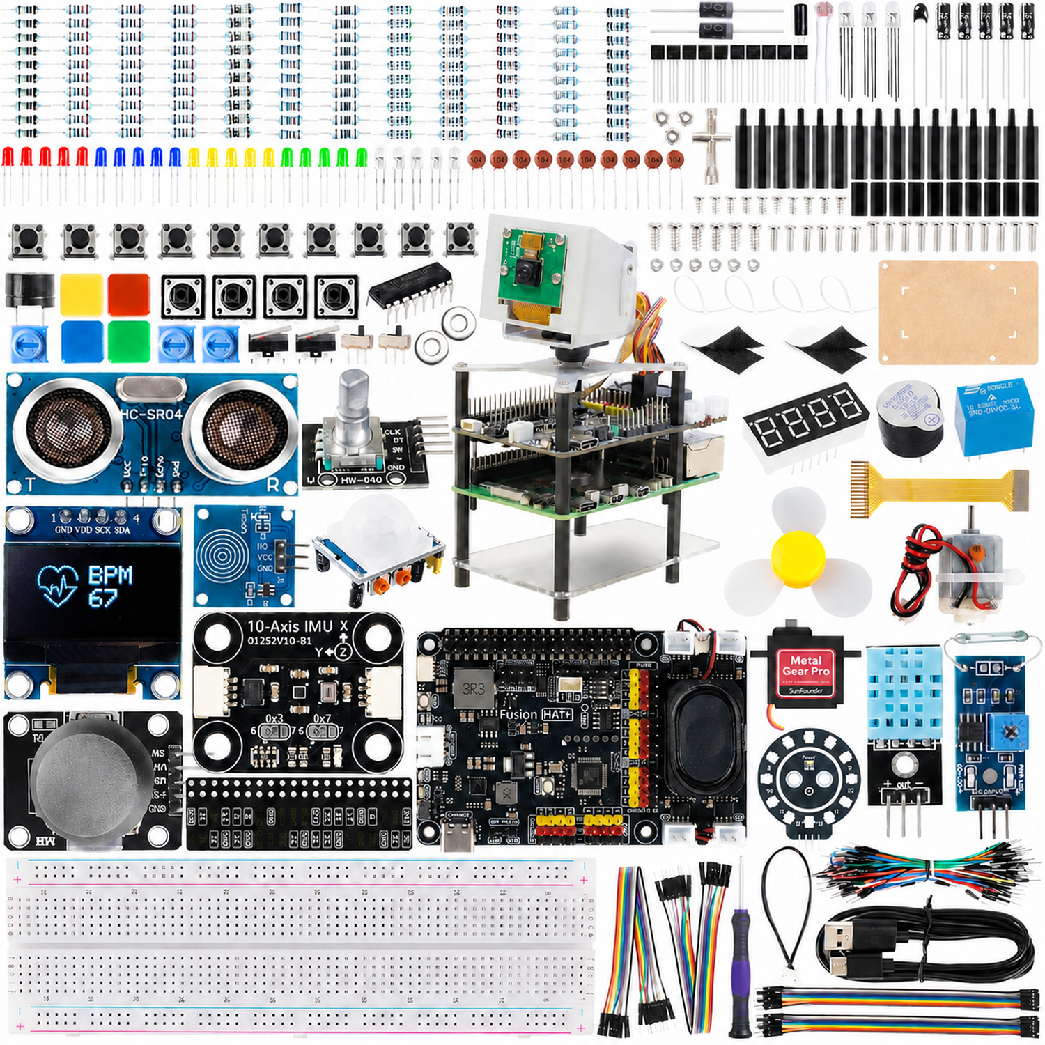 SunFounder AI Fusion Lab キット SunFounder AI Fusion Lab Kit for Raspberry Pi 5/4/3B+/Zero 2w