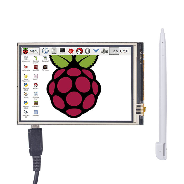 SunFounder 3.5" TFT LCD Display 480x320 Touch Screen Monitor for Raspberry Pi