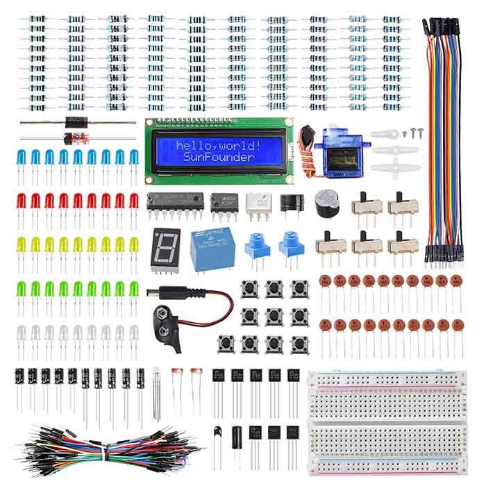 SunFounder Electronic Fun Kit for Arduino, Raspberry Pi with1602 LCD