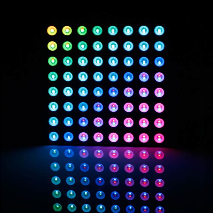 Full Color RGB LED Matrix Driver Shield + RGB Matrix Screen