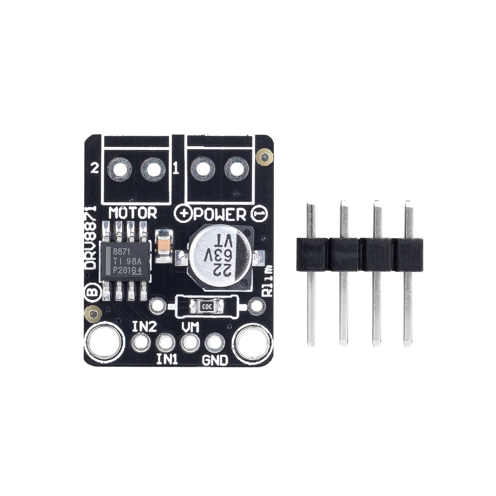 DRV8871 H-Bridge DC Motor Driver Breakout Board PWM Control Module