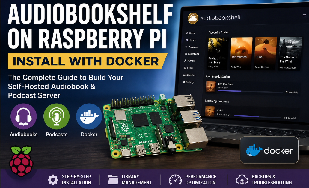 Audiobookshelf on Raspberry Pi: Install with Docker (2026 Guide ...