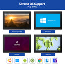 SunFounder 10.1 inch 1024x600 HD Touchscreen DIY Monitor for Raspberry Pi 4B/3B+/3B/Zero 2W/LattePanda/Beagle Bone/Libre Computer Board - SunFounder