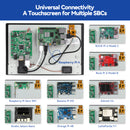 SunFounder 10.1 inch 1024x600 HD Touchscreen DIY Monitor for Raspberry Pi 4B/3B+/3B/Zero 2W/LattePanda/Beagle Bone/Libre Computer Board - SunFounder