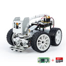SunFounder Picar-X AI Video Robot Car Kit for Raspberry Pi 5/4/3B+/3B, ChatGPT-4o Enabled with Voice Command & Video Recognition, Python, Scratch, Camera, Mic, Rechargeable Batterry - SunFounder