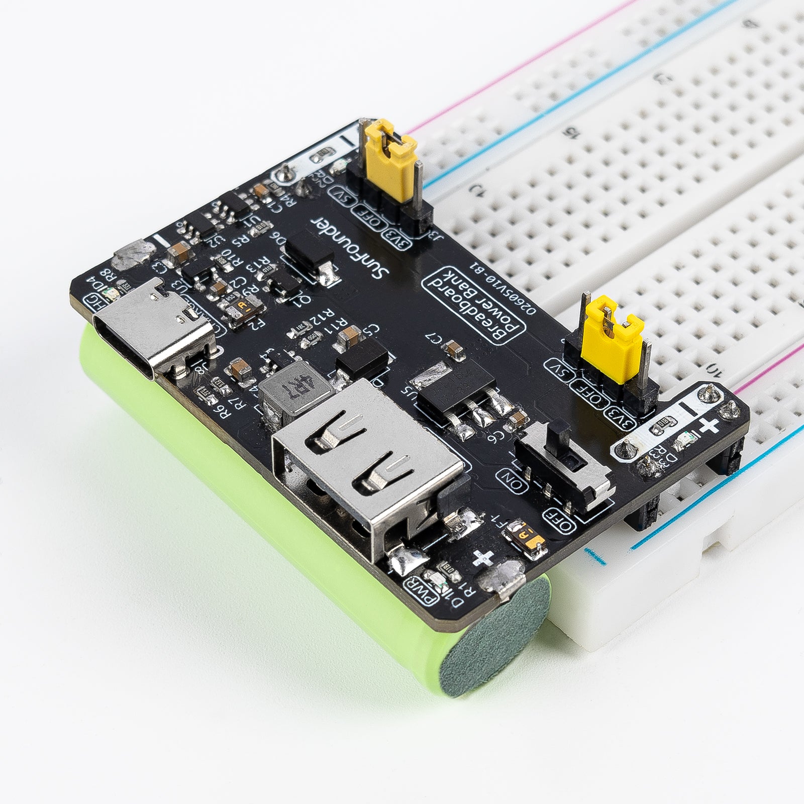 SunFounder BreadVolt Breadboard Power Supply Module Compatible with Ar