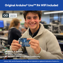 SunFounder Elite Explorer Kit with Original Arduino® UNO™ R4 WiFi, Powered by Arduino, RoHS Compliant, Bluetooth IoT ESP32 LCD1602 OLED, Super Starter Kit, Video Courses for Beginners & Engineers