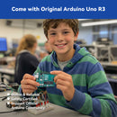 SunFounder Beginner's Lab Starter Kit with Original Arduino Uno R3 REV3 Board Multimeter 34 Projects Breadboard Battery HCSR-04, RoHS Compliant, for Beginners & Engineers