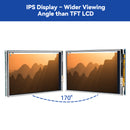 SunFounder 3.5 Inch 480x320 Touch Screen IPS LCD SPI Display Monitor with Stylus for Raspberry Pi 5/4B/3B+/Zero 2w/Pironman 5/Max, 50 FPS, 65K Colors, 40pin, Trixie, Ubuntu, Kali Linux, RetroPie