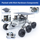 SunFounder GalaxyRVR Mars Rover STEM Kit for Arduino, Compatible with Uno R3, Rocker-Bogie Suspension,Scratch,C,Camera, FPV for Students, Educators, Engineers