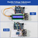 SunFounder BreadVolt Breadboard Power Supply Module Compatible with Arduino, Raspberry Pi, Pico W, ESP32, 5V/1.5A, 3.3V/1A, USB Output (Breadboard NOT Included)