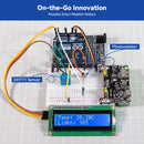 SunFounder BreadVolt Breadboard Power Supply Module Built-in Rechargeble Battery Compatible with Arduino, Raspberry Pi, Pico W, ESP32, 5V/1.5A, 3.3V/1A, USB Output (Breadboard NOT Included) - SunFounder