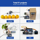SunFounder Elite Explorer Kit with Original Arduino Uno R4 WiFi, RoHS Compliant, Online Tutorials & Video Courses for Beginners & Engineers