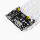 SunFounder BreadVolt Breadboard Power Supply Module Compatible with Arduino, Raspberry Pi, Pico W, ESP32, 5V/1.5A, 3.3V/1A, USB Output (Breadboard NOT Included)