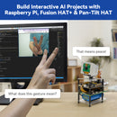 SunFounder AI Fusion Lab Kit for Raspberry Pi 5/4/3B+/Zero 2w, Multi-LLMs ChatGPT-4o/Gemini/Grok, OpenCV & MediaPipe, Python, Video Courses for Beginners Engineers