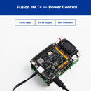 SunFounder Fusion HAT+ Expansion Board for Raspberry Pi 5/4/3B+/Zero 2W, 4 DC Motor Drivers, 12 PWM Servo, ADC, Speaker & Mic, Works with AI LLMs（ChatGPT/Gemini）