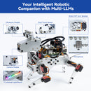 SunFounder PiDog AI Robot Dog Kit for Raspberry Pi 5/4/3B+/3B/Zero 2W, ChatGPT-4o Enabled with Voice Command & Video Recognition