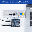 SunFounder Transparent Acrylic Case Compatible with Arduino UNO R4 WiFi - SunFounder
