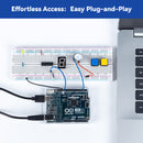 SunFounder Transparent Acrylic Case Compatible with Arduino UNO R4 Minima - SunFounder