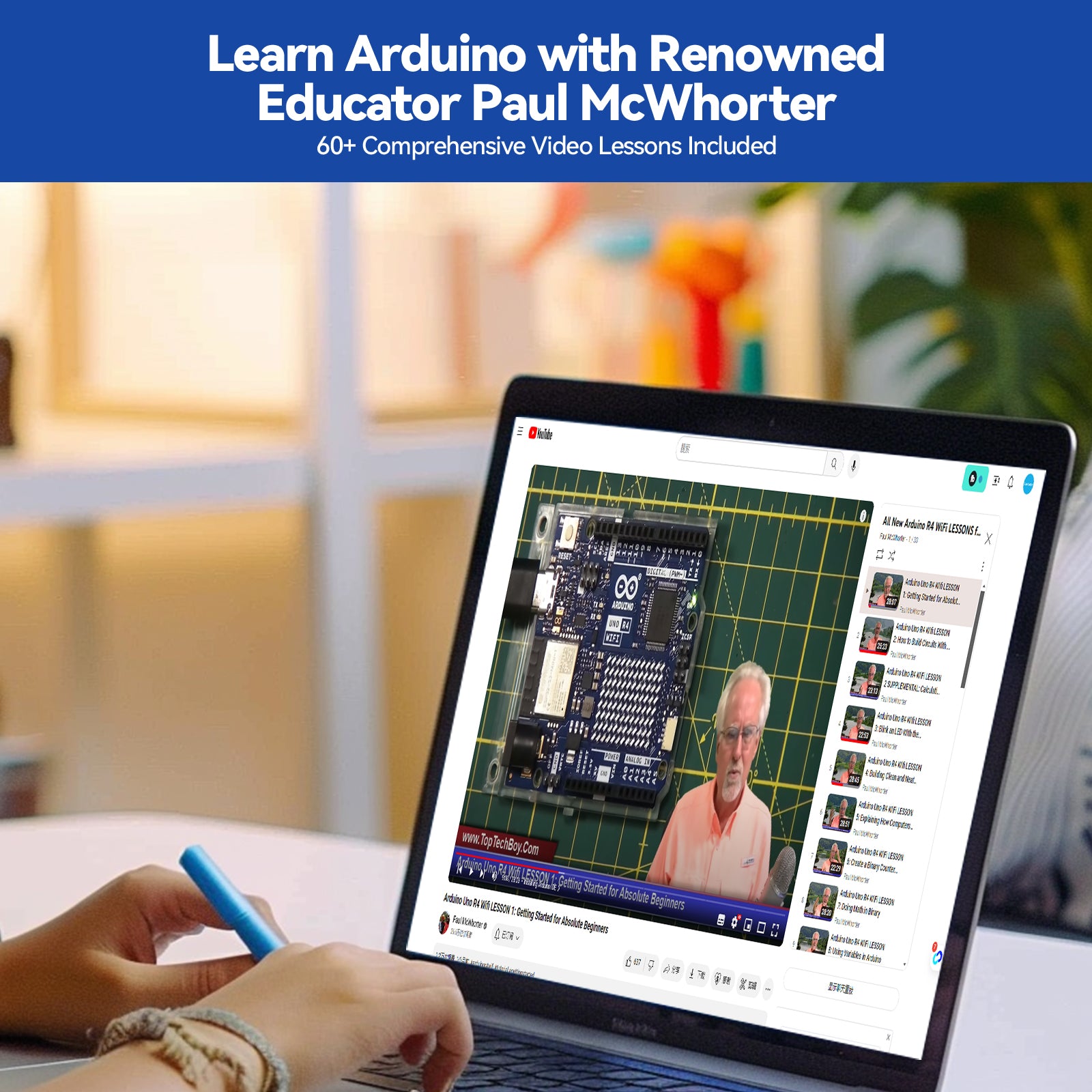 SunFounder Elite Explorer Kit with Original Arduino Uno R4 WiFi, RoHS ...