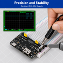 SunFounder BreadVolt Breadboard Power Supply Module Compatible with Arduino, Raspberry Pi, Pico W, ESP32, 5V/1.5A, 3.3V/1A, USB Output (Breadboard NOT Included)