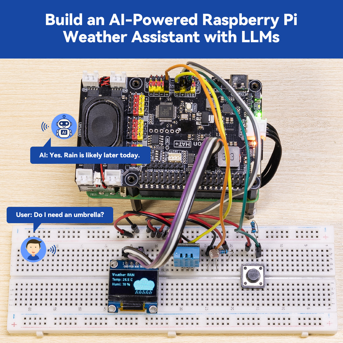 AI Fusion Lab キット Raspberry Pi 5/4/3B+対応 SunFounder AI Fusion Lab Kit for Raspberry Pi 5/4/3B+/Zero 2w