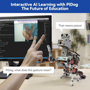 SunFounder PiDog AI Robot Dog Kit for Raspberry Pi 5/4/3B+/Zero 2W, Openclaw LLMs ChatGPT/Gemini/Grok, Voice&Video Recognition, Python, App, Gyroscope, Camera (RPI NOT Included)