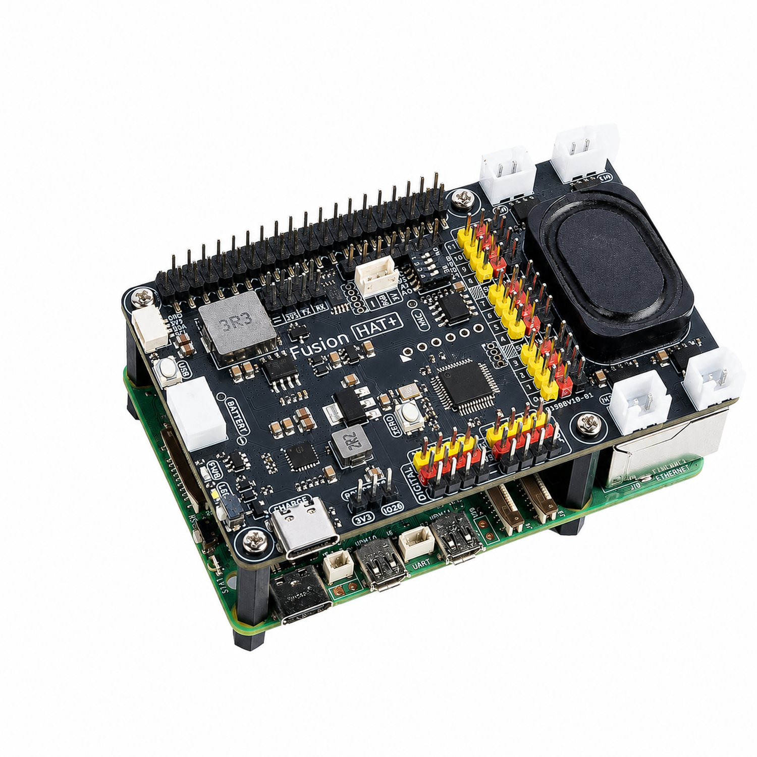 SunFounder Fusion HAT+ Expansion Board for Raspberry Pi 5/4/3B+/
