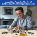 SunFounder PiCrawler AI Robot Kit for Raspberry Pi 5/4/3B+/3B/Zero 2W, ChatGPT-4o Enabled with Voice Command & Video Recognition, App Control, FPV, Camera, Python&Scratch(RPi NOT Included)