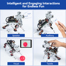 SunFounder PiDog AI Robot Dog Kit for Raspberry Pi 5/4/3B+/Zero 2W, LLMs ChatGPT-4o/Gemini/Grok, Voice&Video Recognition, Python, App Control, Battery, Gyroscope, Camera (RPI NOT Included)