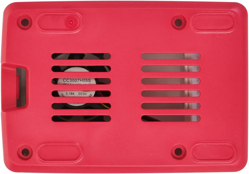 Official Raspberry Pi 5 Red White Case Active Cooling PWM Fan Protection