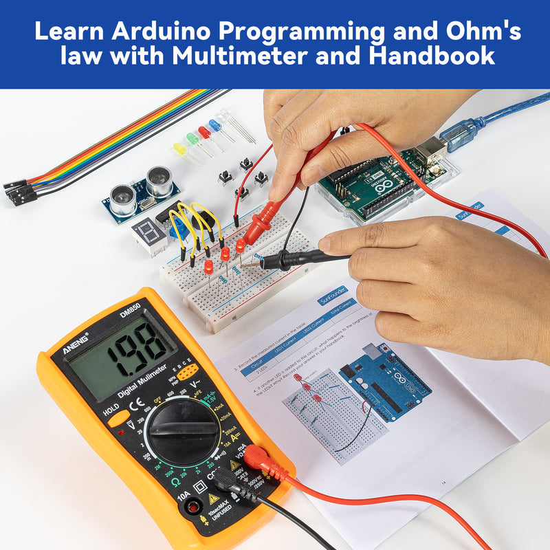 SunFounder Beginner's Lab Starter Kit with Original Arduino Uno R3 REV3 Board - SunFounder