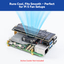 SunFounder PCIe to M.2 HAT M-Key NVMe SSD PIP PCIe 2/3 Board for Raspberry Pi 5 2/4/8/16 GB Support M.2 2230/2242/2260/2280 SSD, Heatsink Included, Compatible with 3.5/5/7/10 inch Touch Screen