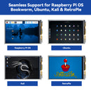 SunFounder 3.5 Inch 480x320 Touch Screen IPS LCD SPI Display Monitor with Stylus for Raspberry Pi 5/4B/3B+/Zero 2w/Pironman 5/Max/Mini, 125 MHz, 50 FPS, 65K Colors, 40pin, Ubuntu, Kali Linux, RetroPie