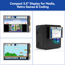 SunFounder 3.5 Inch 480x320 Touch Screen IPS LCD SPI Display Monitor with Stylus for Raspberry Pi 5/4B/3B+/Zero 2w/Pironman 5/Max/Mini, 125 MHz, 50 FPS, 65K Colors, 40pin, Ubuntu, Kali Linux, RetroPie