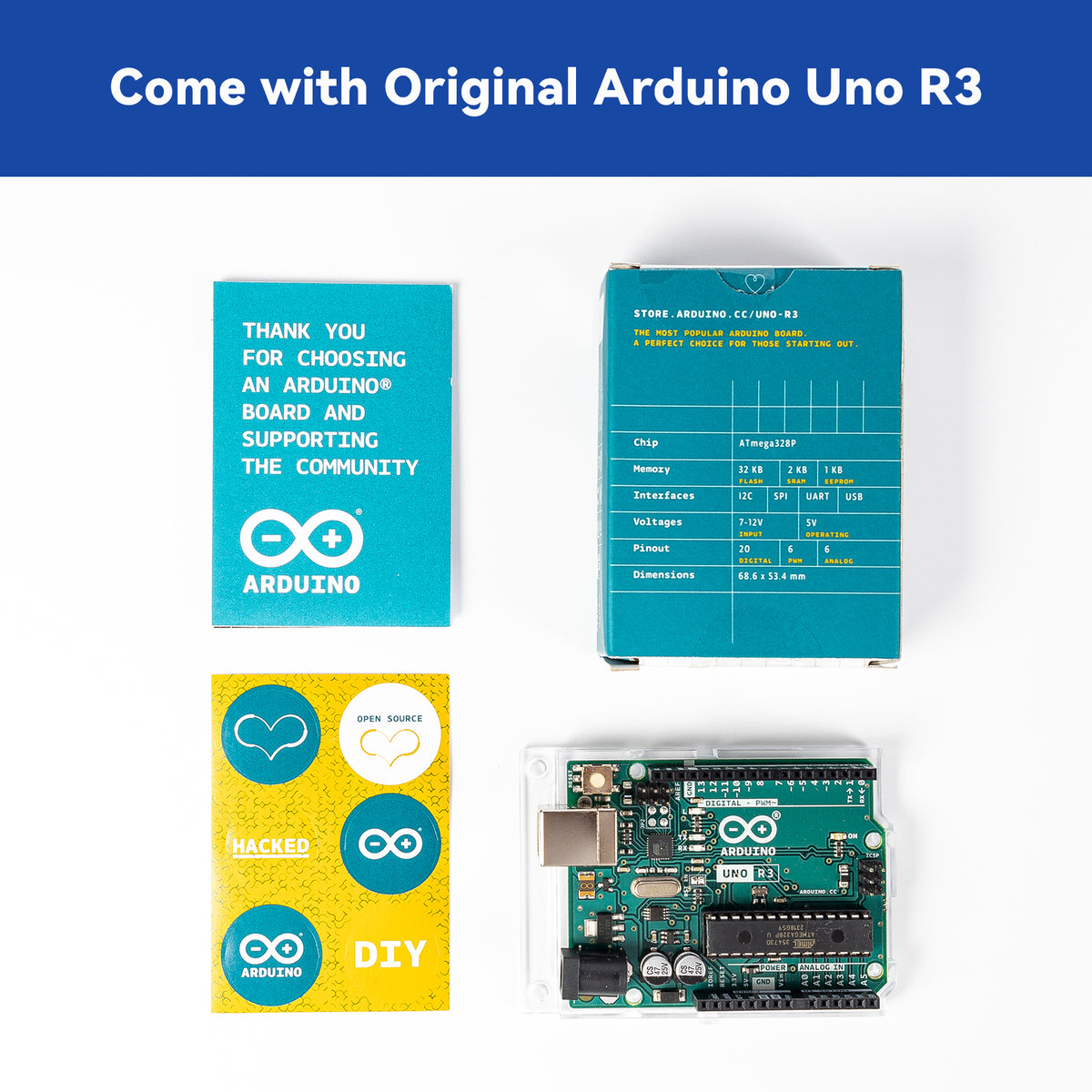 Arduino Kit Inventor Lab Starter Kit With Original Arduino Uno R3 ...