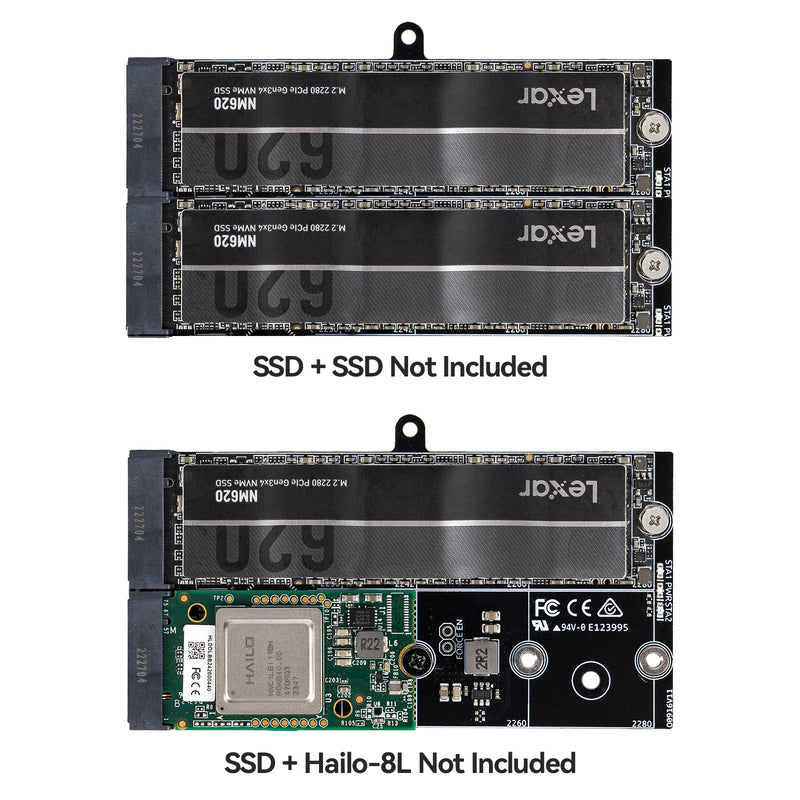 Dual NVMe Board for Pironman 5/ Pironman 5-Max