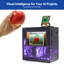 Pironman 5 Pro Max Mini PC Case with 4.3” Touch Screen for Raspberry Pi 5, Dual NVMe RAID 0/1 NAS, Camera, Microphone, Audio, Hailo8, AI LLMs ChatGPT/Gemini, PWM Fans, OLED(RPI5 Not Included) - SunFounder