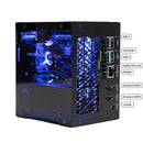 Pironman 5 Ultra Raspberry Pi 5 Case with UPS, Dual NVMe M.2 SSD PCIe, Mini PC NAS/Server, for Local LLM AI HAT+2 & Hailo-8/8L/10H, Triple PWM Fans, OLED, Speakers, Standard HDMI (RPI5 Not Included) - SunFounder
