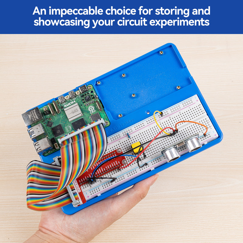 SunFounder RAB Holder Breadboard Kit for Raspberry Pi 5/4, Arduino Uno R4 Minima/Wifi/Uno R3/Mega R3 - SunFounder