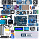 SunFounder Ultimate Sensor Kit with Original Arduino® UNO™ R4 Minima, Powered by Arduino, RoHS Compliant, IoT ESP8266 LCD1602 OLED, Online & Video Courses for Beginners & Engineers