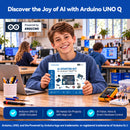 SunFounder AI Starter Kit with Original Arduino® UNO™ Q 4GB, Robot Shield, Carrier, Pan-Tilt Camera, Edge AI LLM, Vision&Voice Interaction, Python|C++|App Lab, for Beginners Engineers - SunFounder