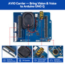SunFounder AI Starter Kit with Original Arduino® UNO™ Q 4GB, Robot Shield, Carrier, Pan-Tilt Camera, Edge AI LLM, Vision&Voice Interaction, Python|C++|App Lab, for Beginners Engineers - SunFounder