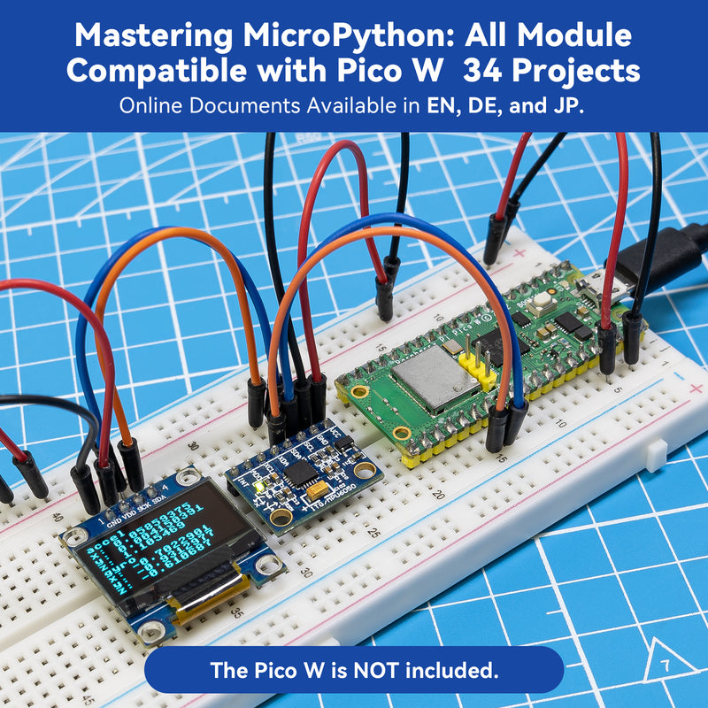 SunFounder Universal Maker Sensor Kit Compatible with Arduino Mega 2560/Uno R3/R4 Minima / WiFi Nano, Raspberry Pi 5/4B/3B+/Zero 2 W/, Pico W, ESP32, C++, Python, MicroPython, Beginners & Engineers - SunFounder