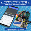 SunFounder Universal Maker Sensor Kit Compatible with Arduino Mega 2560/Uno R3/R4 Minima / WiFi Nano, Raspberry Pi 5/4B/3B+/Zero 2 W/, Pico W, ESP32, C++, Python, MicroPython, Beginners & Engineers - SunFounder