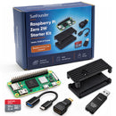SunFounder Raspberry Pi Zero 2 W Starter Kit, Board Included, Aluminum Heatsink Case, 32GB SanDisk microSD Card, Card Reader, Mini HDMI Adapter & USB OTG Cable for Beginners - SunFounder