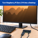 SunFounder Raspberry Pi Zero 2 W Starter Kit, Board Included, Aluminum Heatsink Case, 32GB SanDisk microSD Card, Card Reader, Mini HDMI Adapter & USB OTG Cable for Beginners - SunFounder