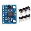 3pcs GY-521 MPU-6050 MPU6050 3 Axis Accelerometer Gyroscope Module 6 DOF 6-axis Accelerometer Gyroscope Sensor Module 16 Bit AD Converter Data Output IIC I2C for Arduino - SunFounder