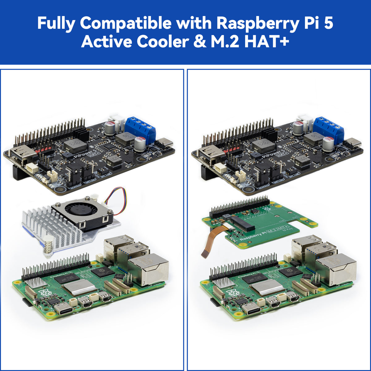 DFRobot USB -voeding voor Raspberry Pi 5 (5V/5A, Amerikaanse standaard